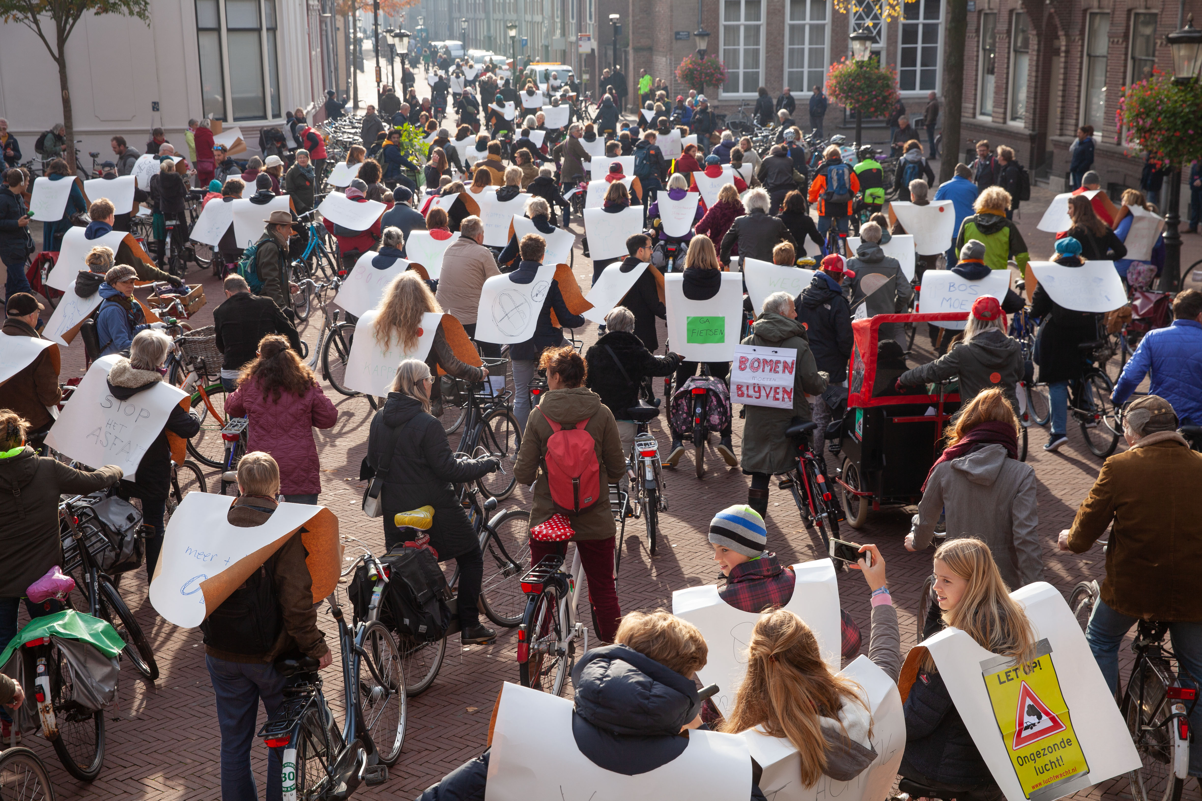 fietsdemonstratie 4 nov 2018 Utrecht; Rob Huibers
